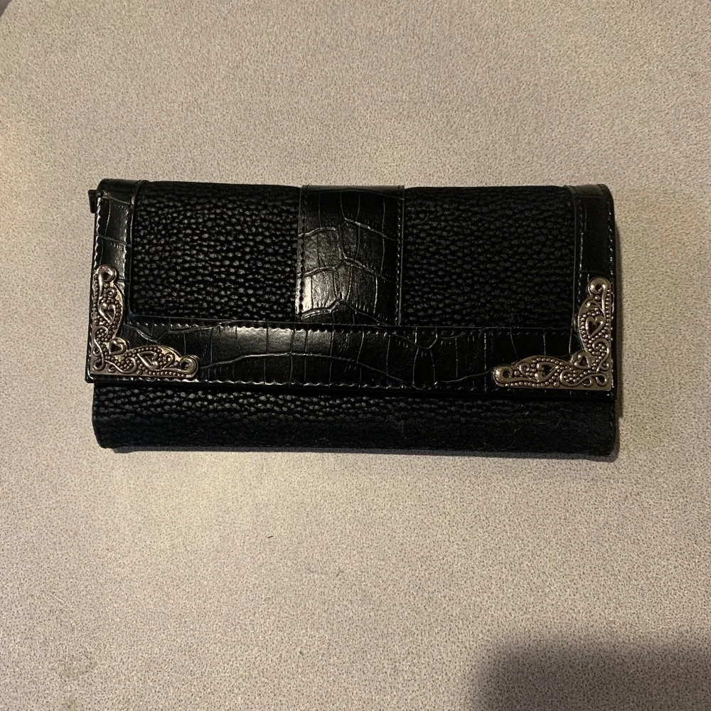 NWT Coldwater Creek Black Isabella Wallet